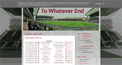 Desktop Screenshot of blog.towhateverend.be