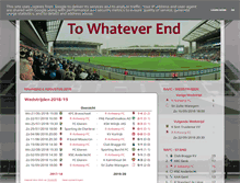 Tablet Screenshot of blog.towhateverend.be